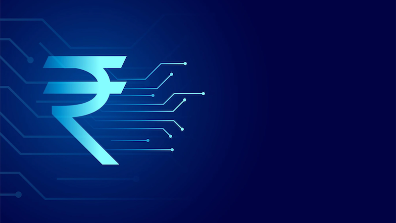 India Digital Currency Rupee E-Rupee Logo