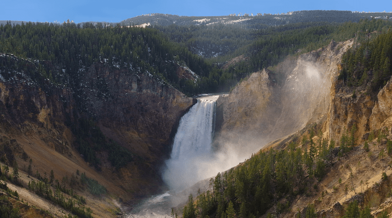 Waterfall Water Falls Yellowstone National Park