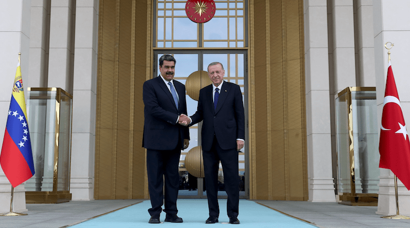 Venezuela's President Nicolás Maduro with Turkey's President Recep Tayyip Erdoğan. Photo Credit: Presidency of the Republic of Türkiye