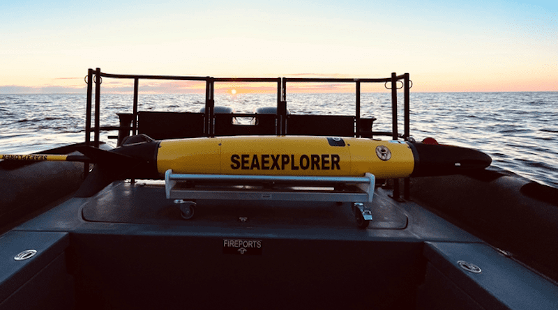 The underwater robots, called Gliders, register data from the sea bottom to the surface non stop. CREDIT: VOTO/Aleksandra Mazur
