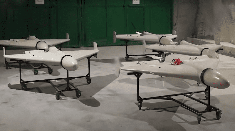 File photo of Iranian Shahed 136 drones. Photo Credit: دارکاخ - Wikipedia Commons