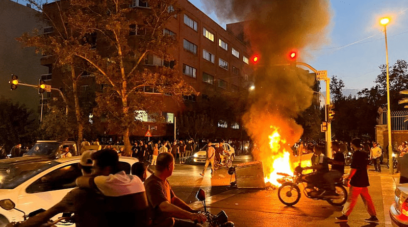 Anti-regime protests in Iran. Photo Credit: PMOI/MEK Twitter