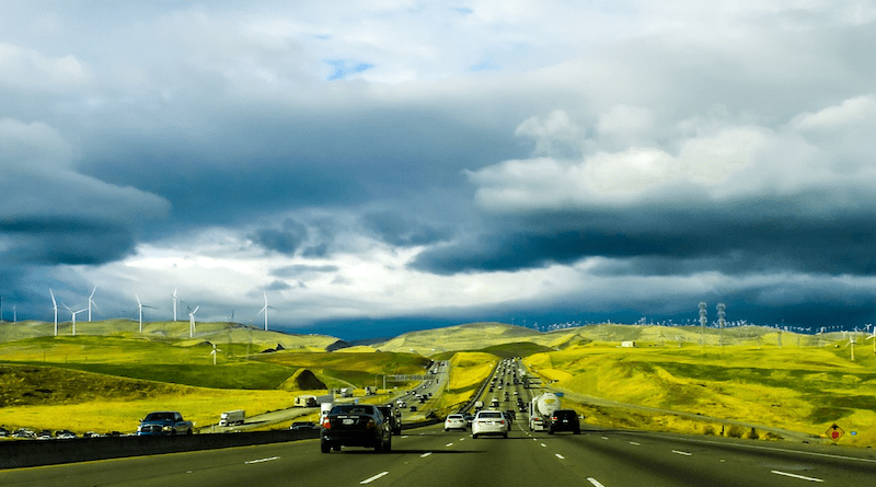 Electricity Wind Power Road California Travel Usa Highway America Nature