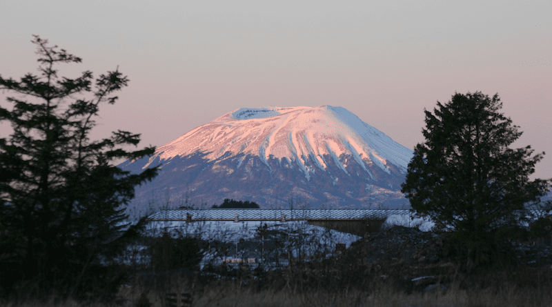 Alaska's Mount Edgecumbe. Photo Credit: Duncan Mariott - Alaska Volcano Observatory, Wikipedia Commons