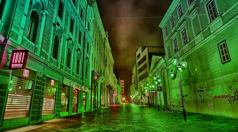 Ljubljana Slovenia Buildings Architecture Hdr Sky