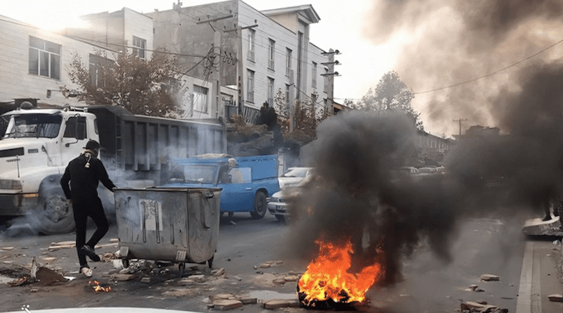 Anti-regime protest in Iran. Photo Credit: PMOI/MEK