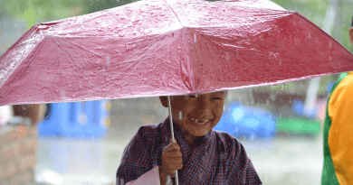 Monsoon Cute Boy Child Kid Childhood Happy Adorable Rain Asia