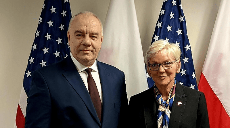 Deputy PM Jacek Sasin and US Secretary of Energy Jennifer Granholm (Image: gov.pl)