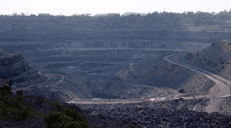 A coal mine in India. Coal is used to meet about 55 per cent of the country's energy needs. Copyright: Nitin Kirloskar (CC BY 2.0). This image has been cropped.
