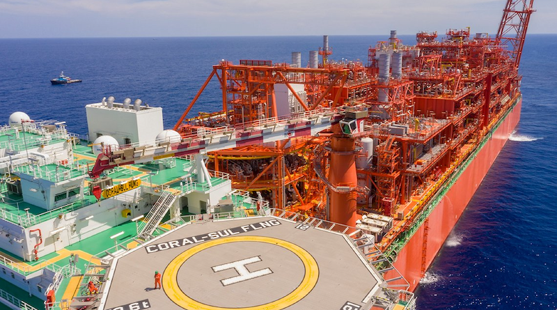 Coral Sul Floating Liquefied Natural Gas (FLNG) facility. Photo Credit: Eni