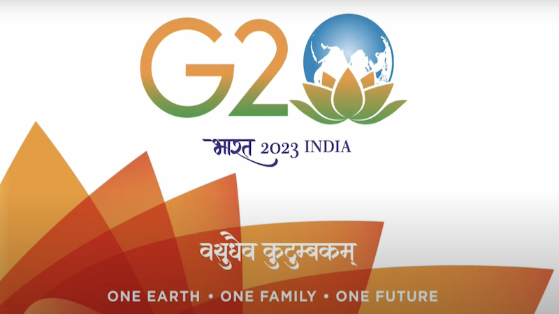 India G20 logo. Source: PM India G-20