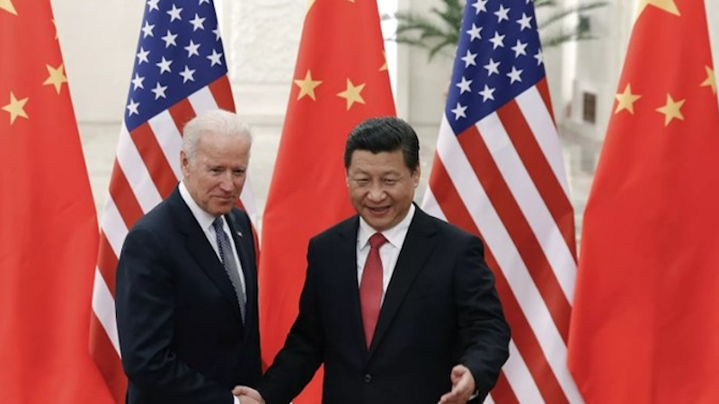 US President Joe Biden with China's President Xi Jinping. Photo Credit: Mehr News Agency