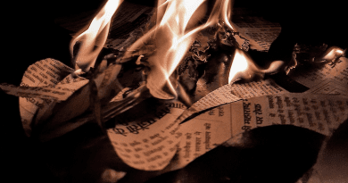 Fire Newspaper Me Paper Burn Flames Light
