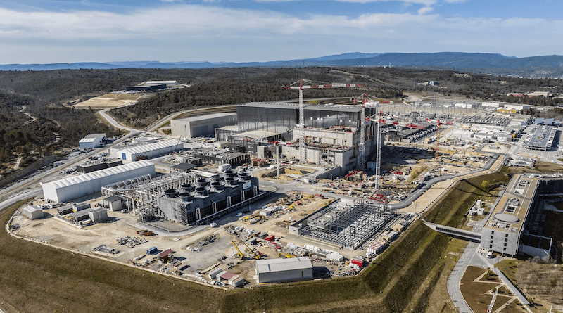 The ITER project. Photo Credit: ITER organization