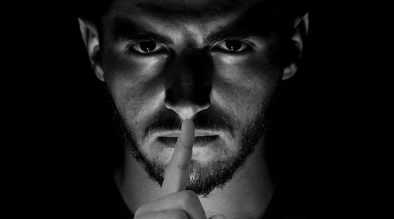 Secret Shut Up Shh Whisper Silence Mysterious Freedom Speech Censorship Woke