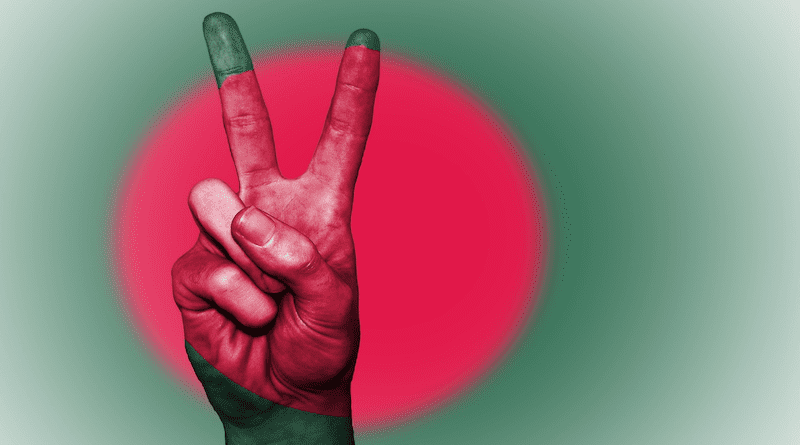 Bangladesh Flag Peace Background Banner Colors