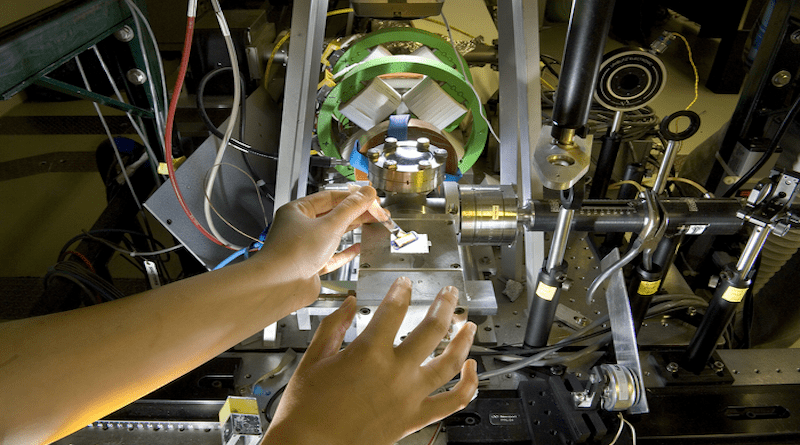 The Laser Electron Accelerator Facility (LEAF) generates intense high-energy electron pulses that allow scientists to add or subtract electrons from molecules to make chemically reactive species and monitor what happens as a reaction proceeds. CREDIT: Brookhaven National Laboratory