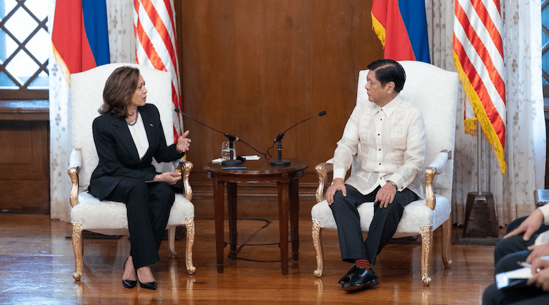 US Vice President Kamala Harris with Philippine President Ferdinand "Bongbong" Marcos Jr. Photo Credit: VP Twitter
