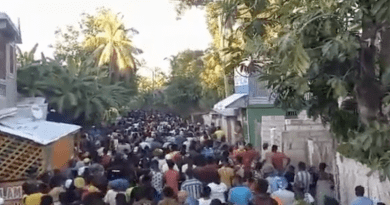 Demonstration in Ti Gwav, Haiti, against US occupation, Oct. 2022. (Photo by Haiti Information Project)