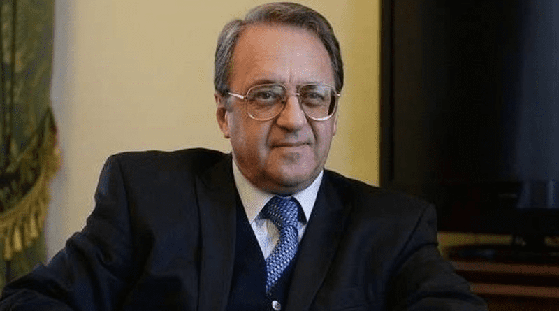 Mikhail Bogdanov, Deputy Minister of Foreign Affairs of Russia and Special Representative of the President of Russia for the Middle East. Photo Credit: Tasnim News Agency