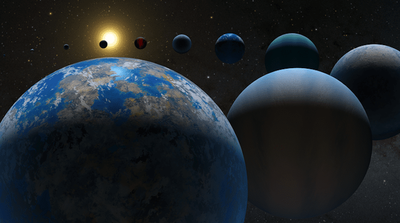 An illustration of the variations among the more than 5,000 known exoplanets discovered since the 1990s. CREDIT: Image courtesy of NASA/JPL-Caltech