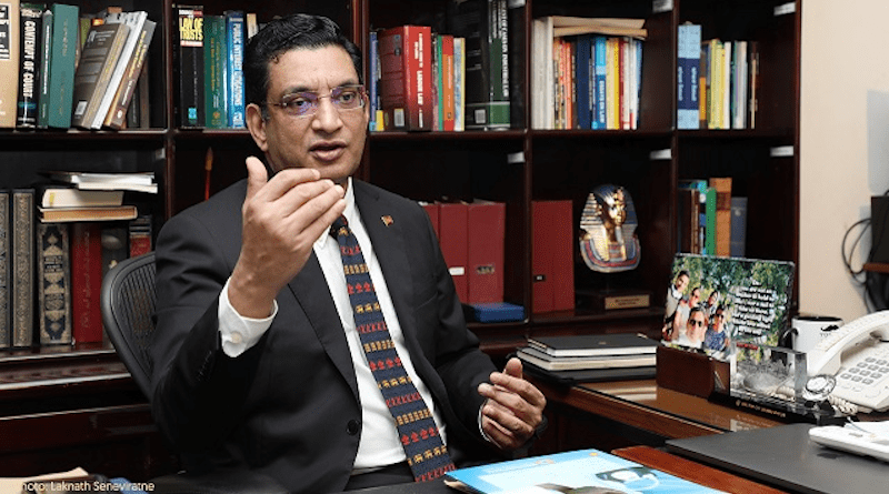 Minister of Foreign Affairs of Sri Lanka, Ali Sabry while talking to Sri Lanka Guardian at his residence in Colombo [ Photo: Laknath Seneviratne/ Sri Lanka Guardian, photo supplied ]