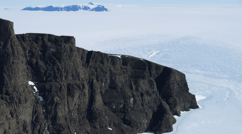 The flood basalts in Dronning Maud Land, Antarctica, originate from exceptionally deep mantle source. CREDIT: Arto Luttinen