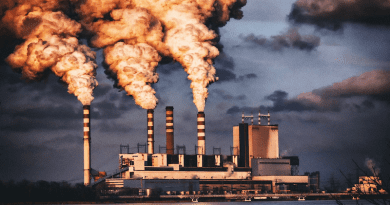 Power Station Combined Heat And Power Plant Chimneys Pollution