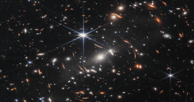 Thousands of galaxies flood this near-infrared, high-resolution image of galaxy cluster SMACS 0723 CREDIT: Photo courtesy of NASA, ESA, CSA, STScI