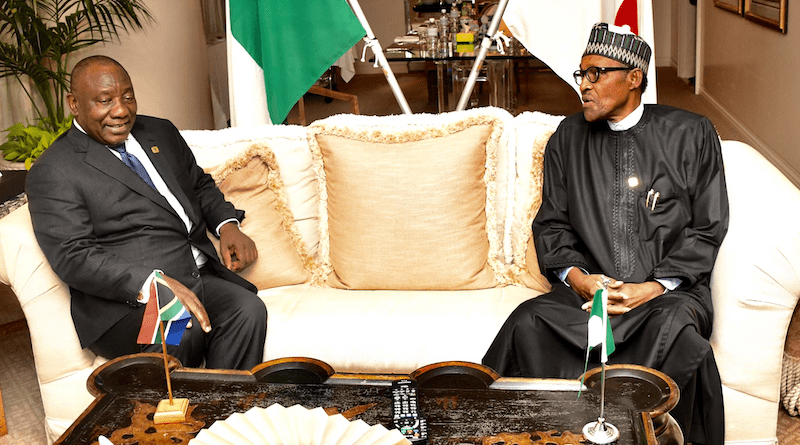 File photo of South Africa's President Cyril Ramaphosa and Nigeria's President Muhammadu Buhari. Photo Credit: SA News
