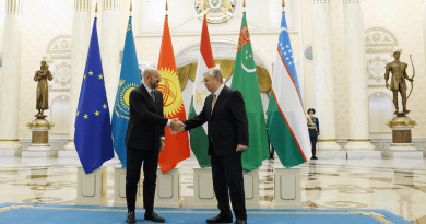 Charles Michel (President of the European Council), Kassym-Jomart Tokayev (President of Kazakhstan)