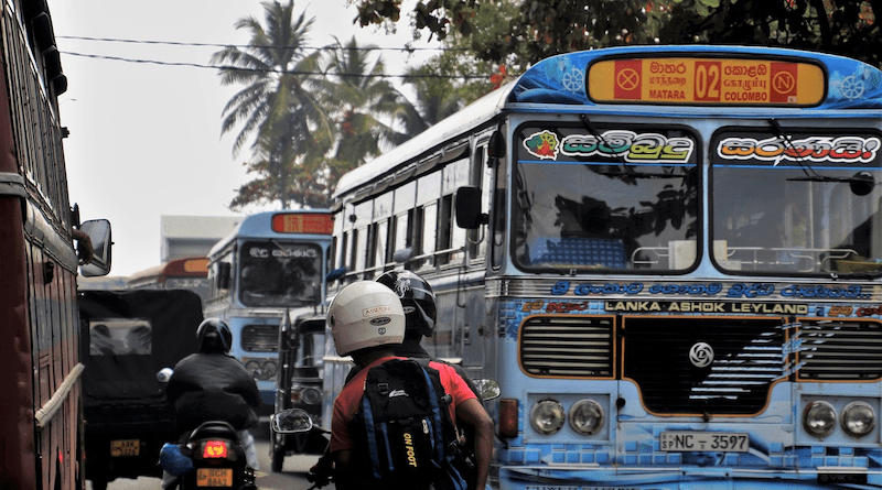 Sri Lanka Air Pollution Traffic Motor Jam City Transport Street The Vehicle City