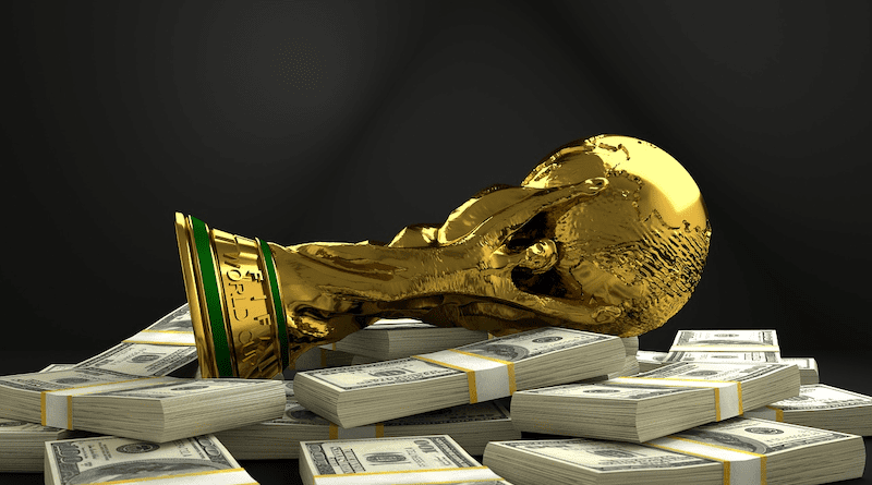 Trophy World Cup Championship Sport Bribe Money Qatar Corruption