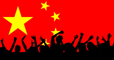 China Flag Protests