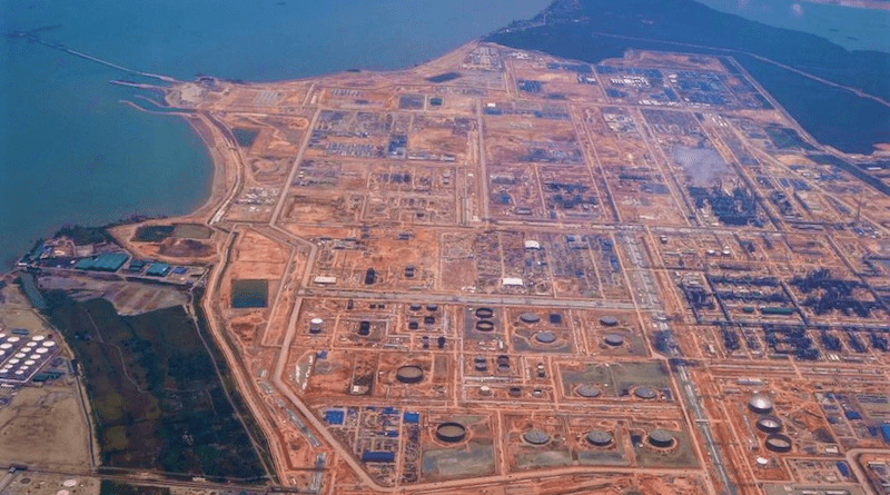 Aerial view of the Pengerang Integrated Complex in Malaysia. Photo Credit: Encik Tekateki, Wikipedia Commons