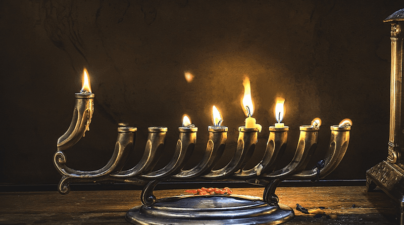Hanukah Jew Judaism Jewish Candles Lights Flame Shining Paraffin