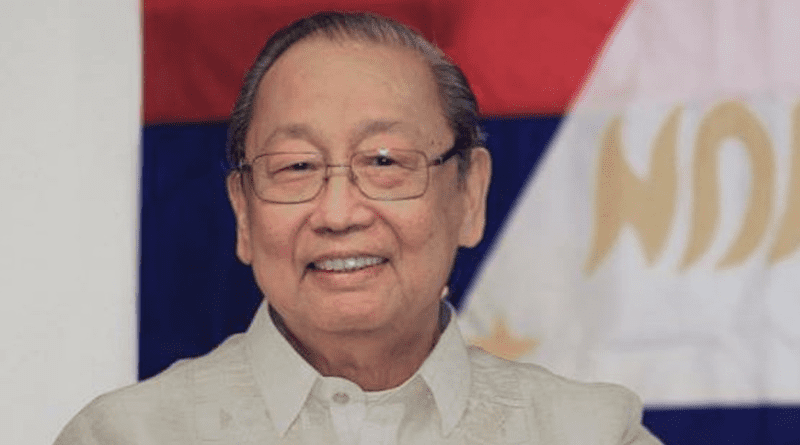 Jose Maria Sison. Photo Credit: Wikipedia Commons