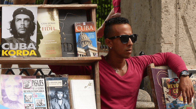 Havana Cuba Man Seller Latino Books Casual Market