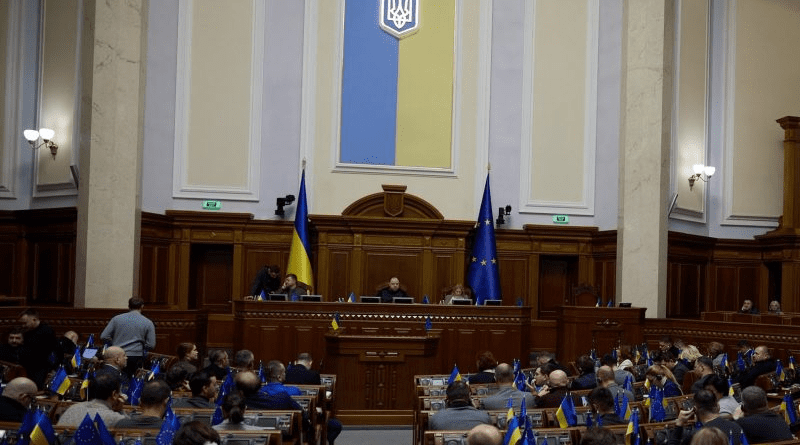 Ukraine's Parliament. Photo Credit: Twitter/ua_parliament