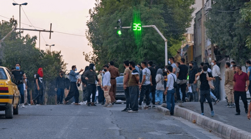 Anti-regime protest in Iran. Photo Credit: PMOI/MEK