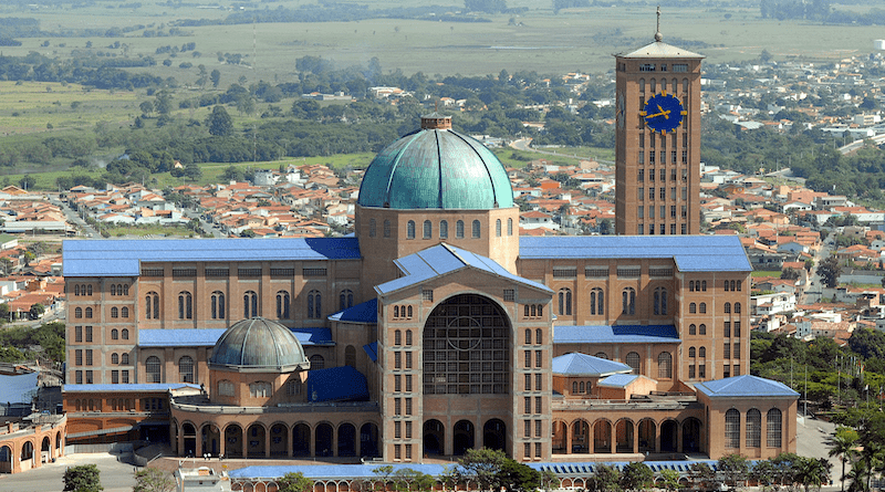 Brazil's Cathedral Basilica of the National Shrine of Our Lady of Aparecida. Photo Credit: Valter Campanato/ABr, Wikipedia Commons