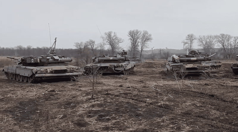Russian tanks in Ukraine: Photo Credit: Russia Ministry of Defense