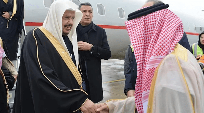 The Speaker of the Kingdom’s Shoura Council was received by senior officials from Turkiye’s Grand National Assembly on his arrival at Ankara International Airport. (SPA)