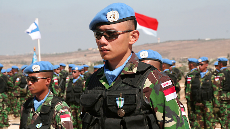 Indonesian National Armed Forces UNIFIL peacekeepers. Photo Credit: Frea Kama Juno, Wikipedia Commons