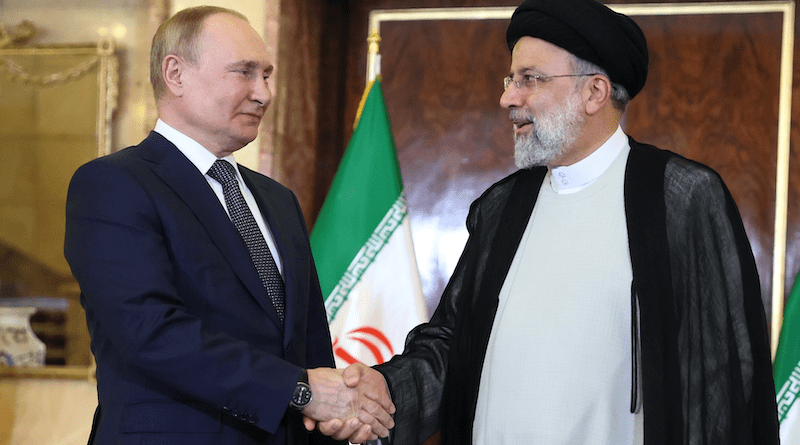 Russia's President Vladimir Putin with Iran's President Ebrahim Raisi. Photo Credit: Kremlin.ru