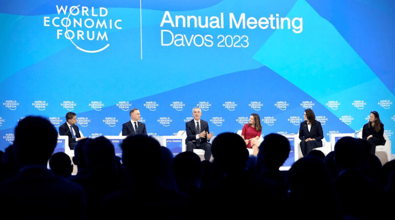 NATO Secretary General Jens Stoltenberg at the World Economic Forum Annual Meeting in Davos. Photo Credit: NATO