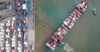 Shipping Container Terminal Transportation Cargo Trade