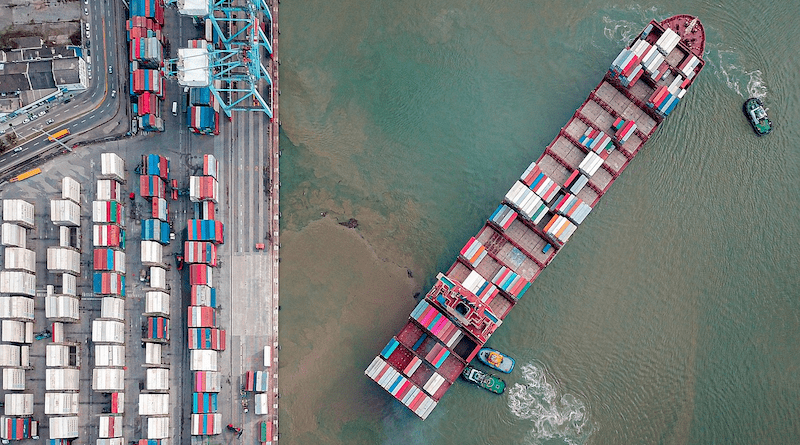 Shipping Container Terminal Transportation Cargo Trade