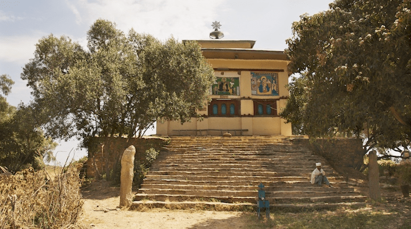The Church of Abba Afse, Yeha, Tigray Region, Northern Ethiopia. Source: Wikimedia Commons.