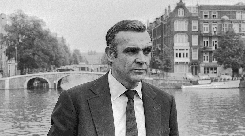 Sean Connery during filming for James Bond movie "Diamonds Are Forever" in 1971. Photo Credit: Rob Mieremet - Nationaal Archief, Wikipedia Commons